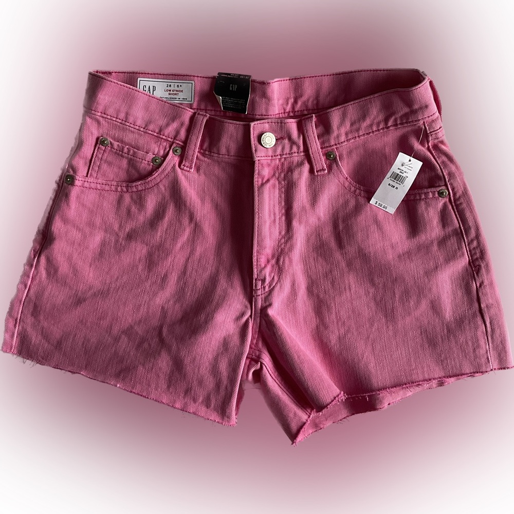 Gap Pink Jean Shorts
